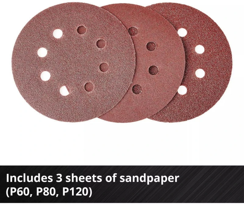 Šlifavimo popieriaus diskai 125 mm rinkinys