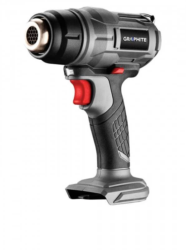 Akumuliatorinis fenas GRAPHITE Energy+, 18V, 550°C (be akumuliatoriaus)