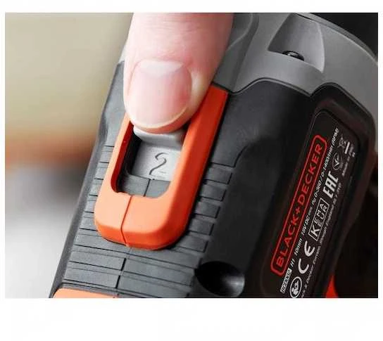 Black&Decker gręžtuvo pavarų perjungiklis