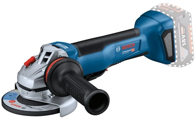 Bosch kampinis šlifuoklis GWS 18V-8, 125mm, be akumuliatoriaus ir kroviklio, CT