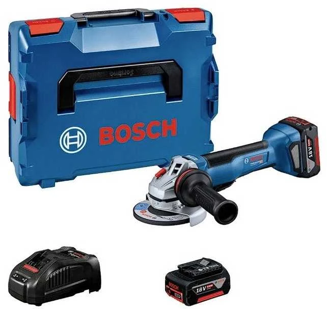 Bosch GWS 18V-10 P 2x5.0Ah, GAL 1880, LB