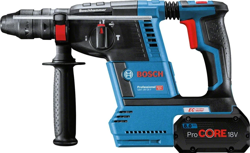 Bosch GBH 18V-26 F GDE 18V-16 LB, 2x5.5PrC, 1880CV