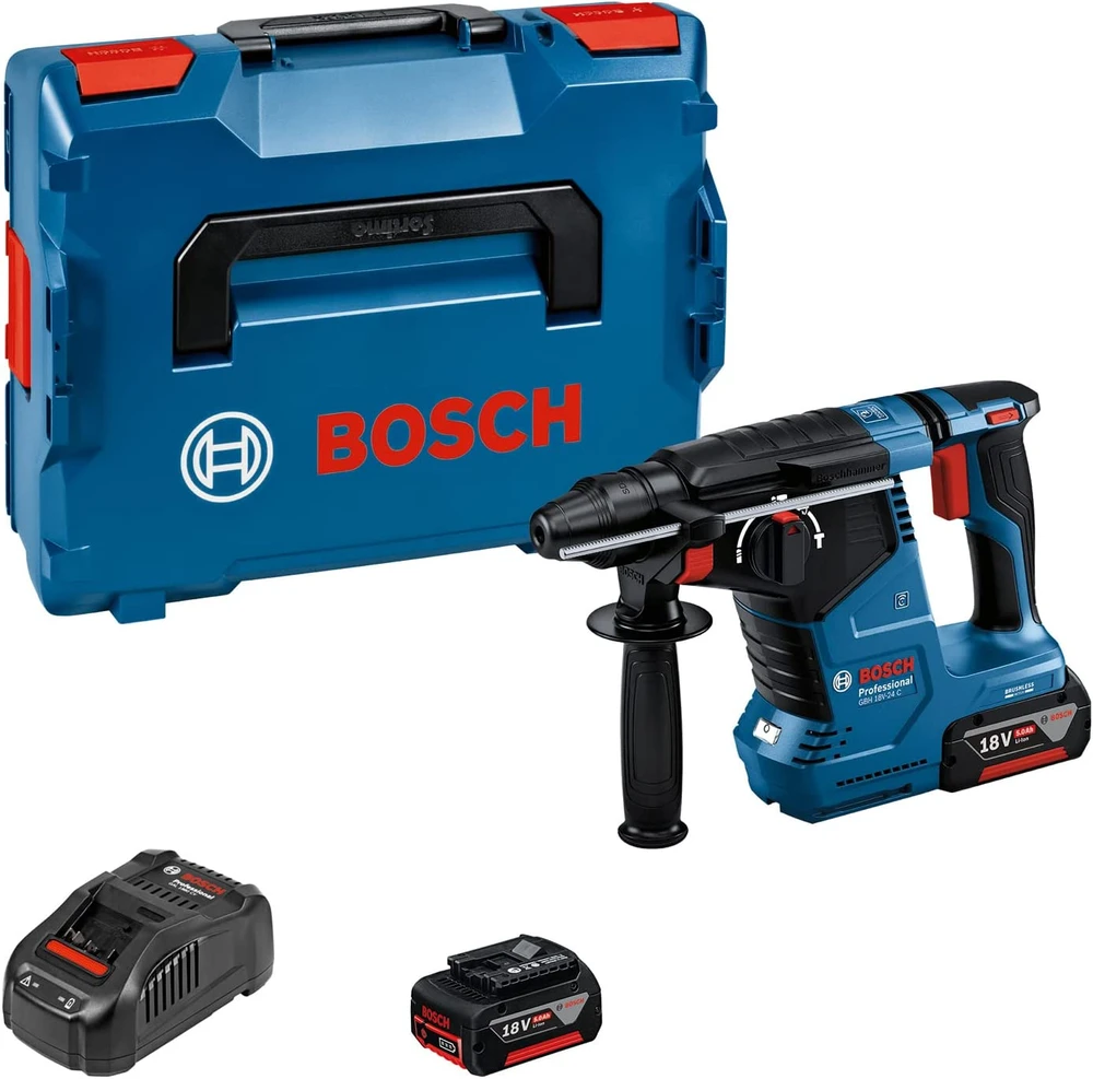 Bosch GBH 18V-24 C 2x5.0Ah, GAL 1880; LB