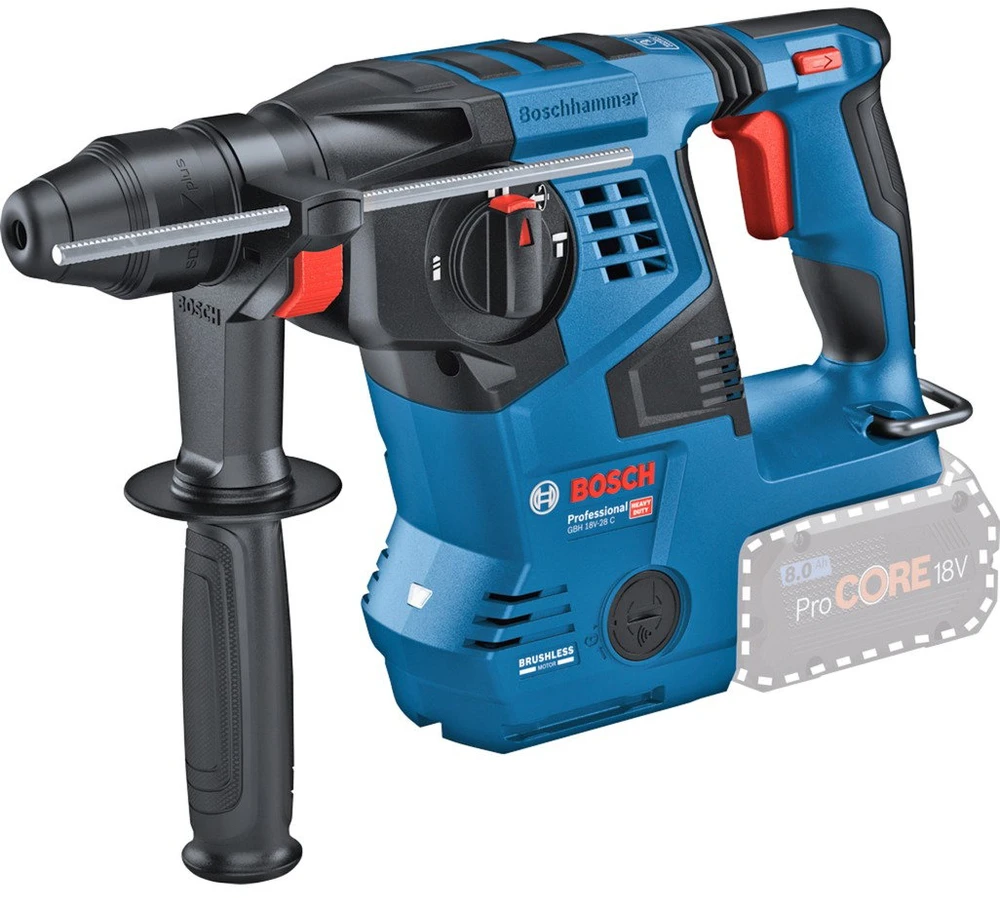 Grąžtas Bosch GBH 18V-28 C Solo, LB