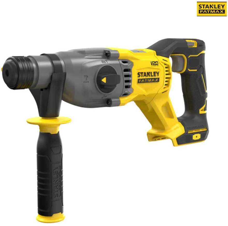 STANLEY perforatorius V20 SFMCH900B, 18V, SDS +, 2.0J, be akumuliatoriaus ir kroviklio