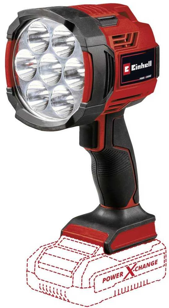 Akumuliatorinis prožektorius Einhell TE-CL 18/2500 LIAC be akumuliatoriaus ir kroviklio