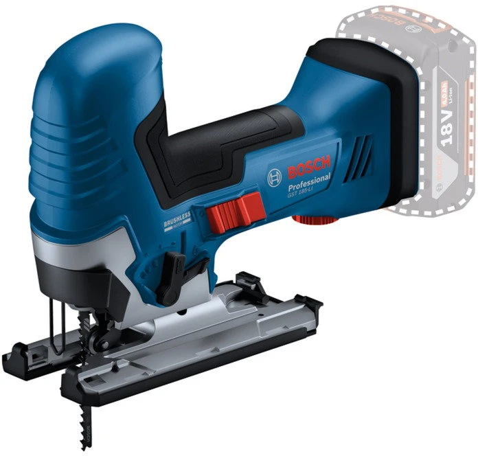 Bosch GST 18V-125 S Solo, dėžutė