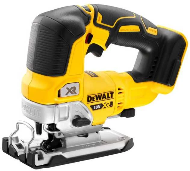 DEWALT siaurapjūklis DCS334NT 18V TSTAK lagaminas be akumuliatoriaus ir kroviklio
