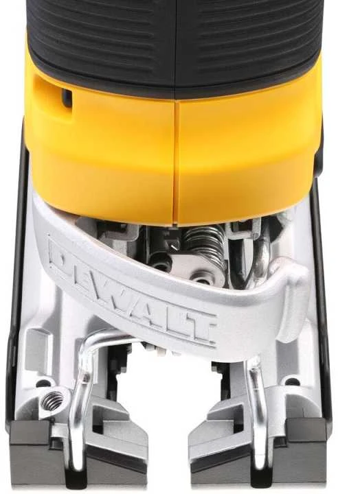 DEWALT siaurapjūklis DCS334NT 18V TSTAK lagaminas be akumuliatoriaus ir kroviklio