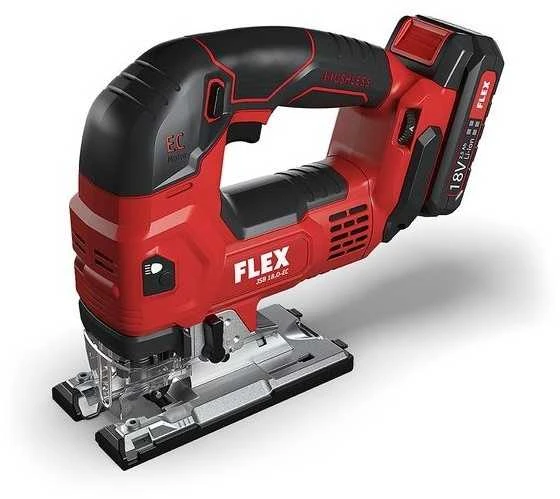 Akumuliatorinis siaurapjūklis FLEX JSB 18.0-EC/5.0 Set