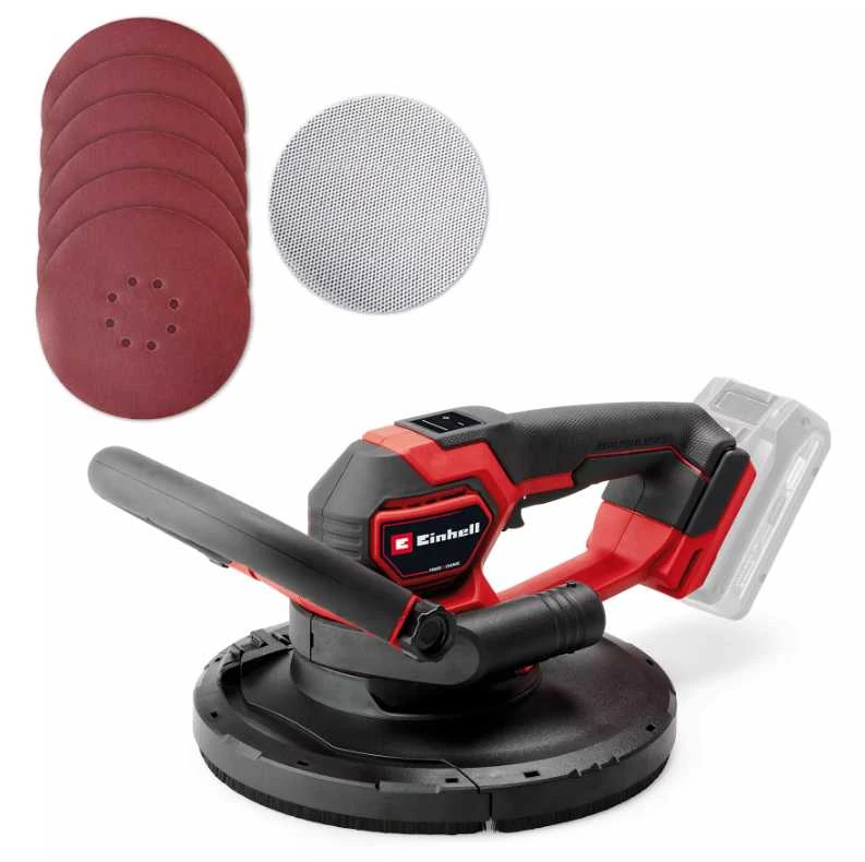 Einhell TP-DWS 18/225 Li BL Floor sander 1200 RPM Juodas, Raudona