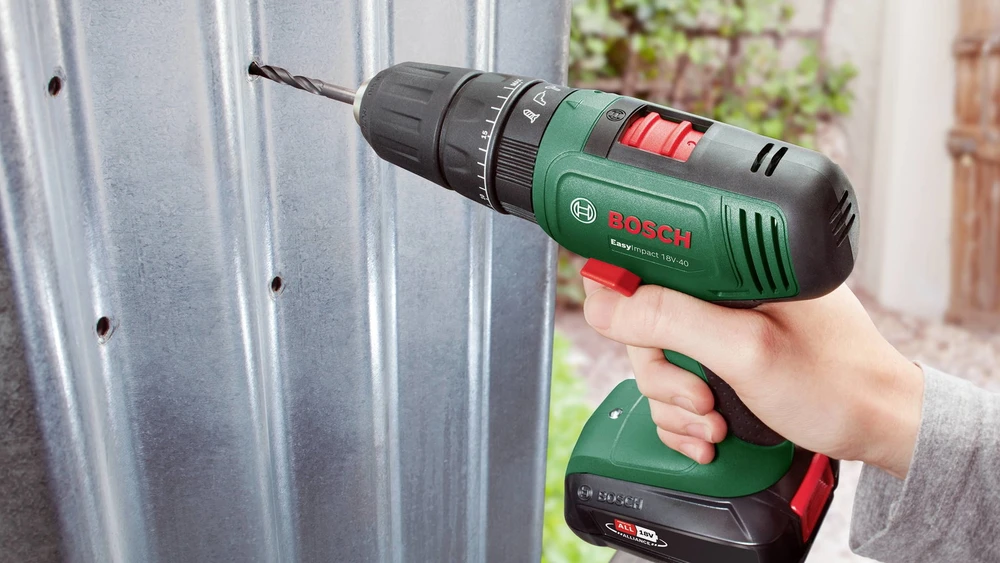 Bosch EasyImpact18V-40,1x2Ah Akum.smūginis gręžtuvas