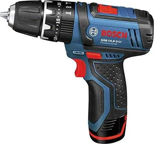Bosch akumuliatorinis smūginis suktuvas - gręžtuvas GSB 12V-15 2x2.0Ah 06019B690H