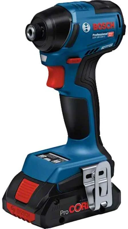 Bosch GDR 18V-220 C, CoMo, 2x5.0 Ah; GAL 18V-40, LB