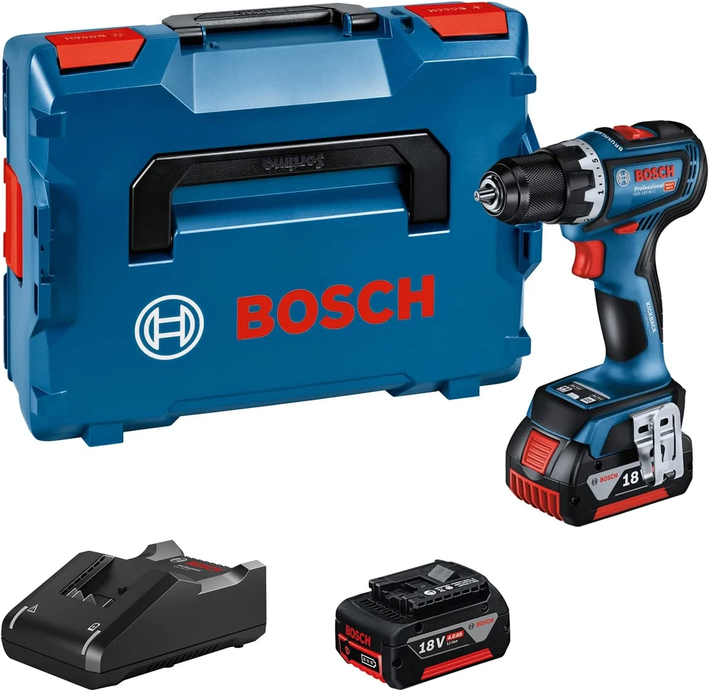 Bosch GSB 18V-90 C 2x4.0Ah ProC GAL 18V-40, GCY 42, LB