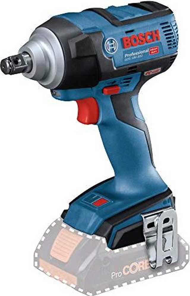 Bosch akumuliatorinis veržliasukis GDS 18V-300, CT be akumuliatoriaus ir kroviklio