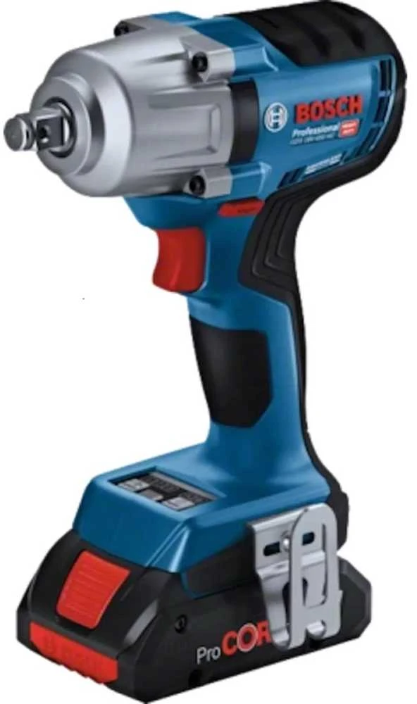 Bosch smūginis veržliasūkis GDS 18V-450 HC, GCY 42, LB be akumuliatoriaus ir kroviklio