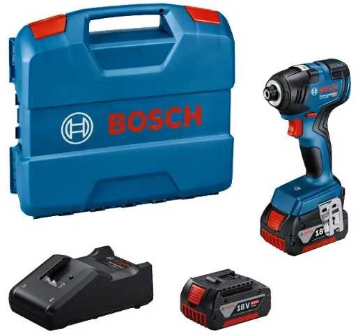 Smūginis suktuvas Bosch GDR 18V-200; 18 V; 2x4,0 Ah akum.