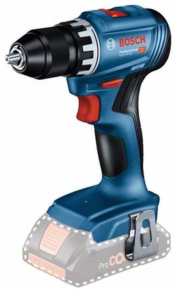 Akumuliatorinis gręžtuvas-suktuvas Bosch GSR 18V-45, be akumuliatoriaus ir kroviklio, 0-500 / 0-1.900 min.-1