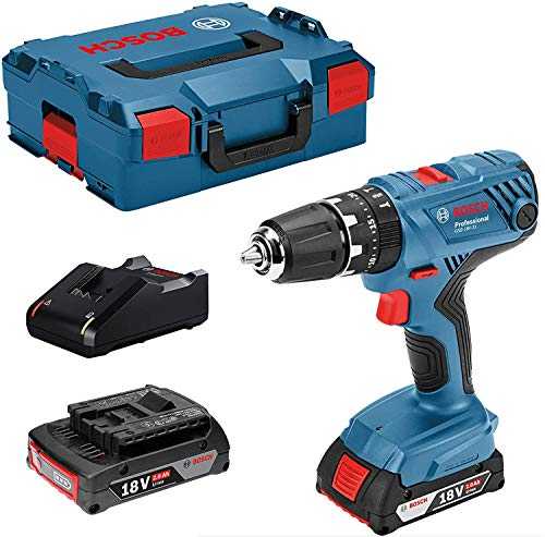 Bosch Akumuliatorinis gręžtuvas-suktuvas GSR 18V-21, 2x2.0Ah, GAL 18V-40