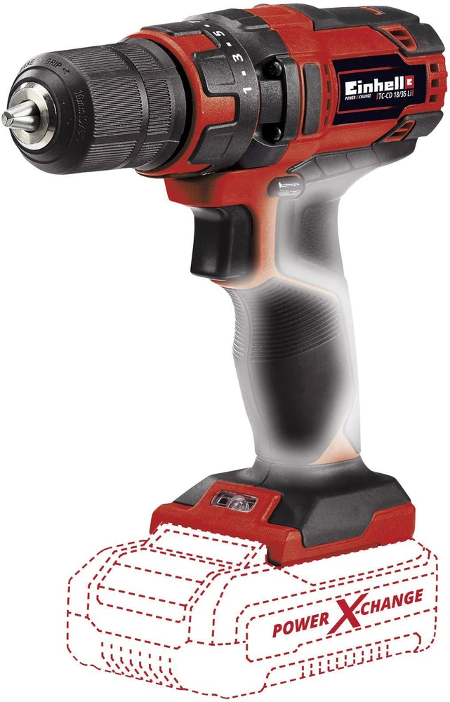 Akumuliatorinis suktuvas Einhell TC-CD 18/35 Li be akumuliatoriaus ir kroviklio