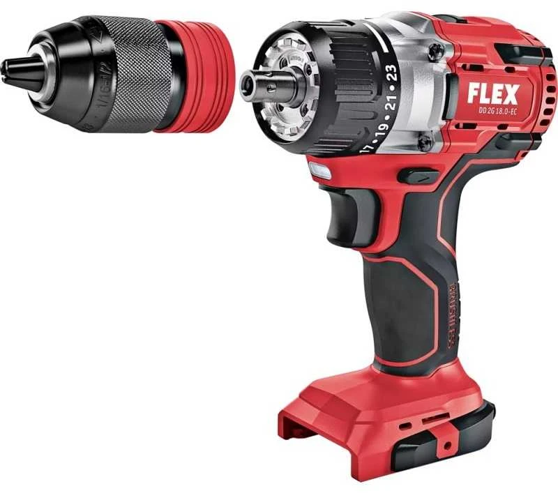 Akumuliatorinis suktuvas-gręžtuvas FLEX DD 2G 18,0 EC 2x5,0Ah