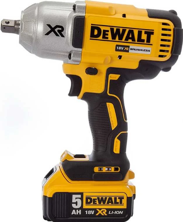 Akumuliatorinis smūginis veržliasukis DeWalt DCF899P2-QW 18 V, 2x5.0 Ah, 1/2"