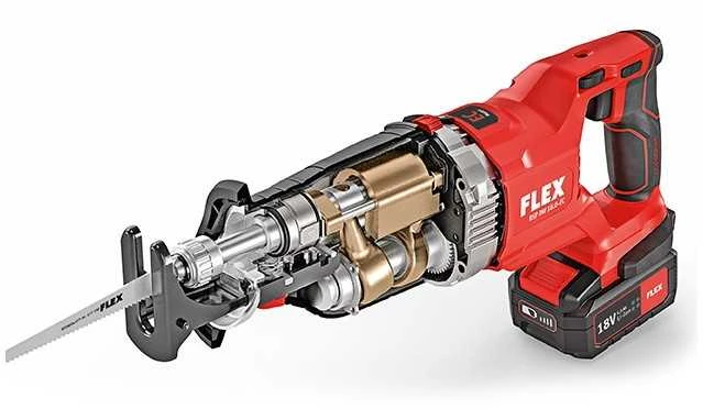 Akumuliatorinis tiesinis pjūklas FLEX RSP DW 18,0-EC C