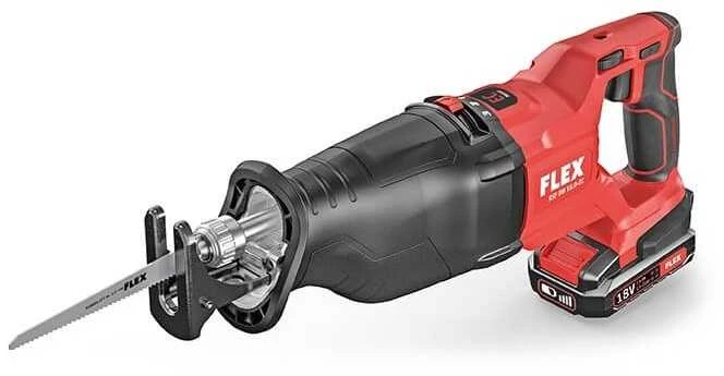 Akumuliatorinis tiesinis pjūklas FLEX RSP DW 18.0-EC/5.0 Set