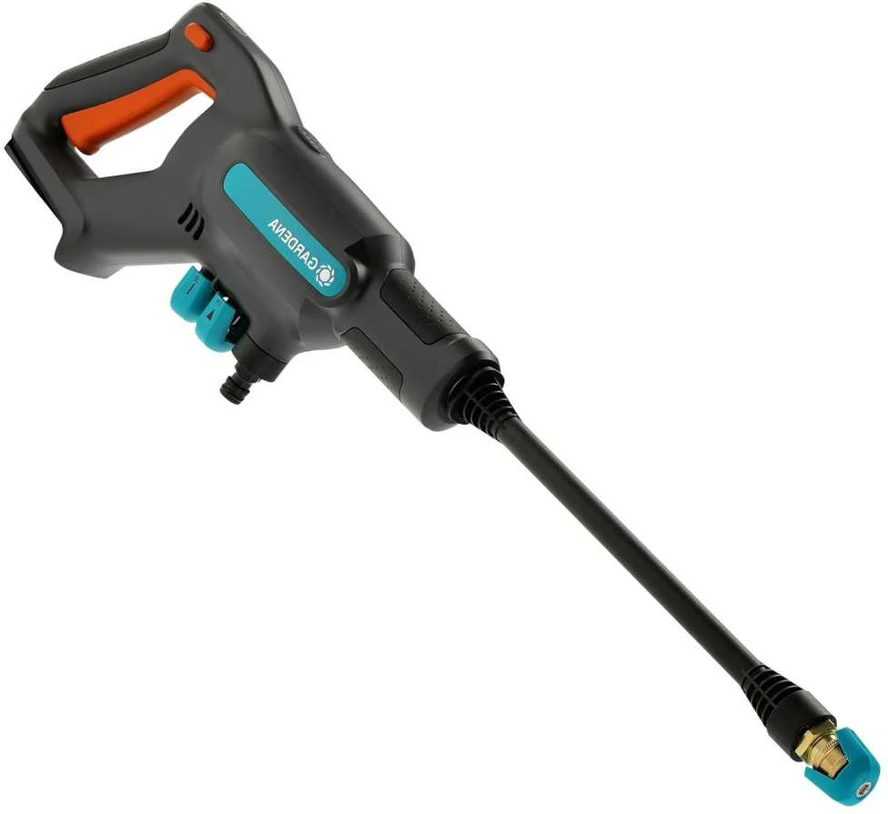 Vidutinio slėgio akumuliatorinės plovyklos Gardena AquaClean 24 / 18V P4A Premium rinkinys