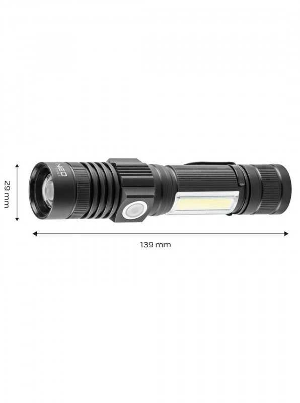 Akumuliatorinis žibintuvėlis NEO 99-033 10W, 800lm