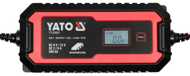 Yato Toya Sa Poland Pakrovėjas 6 V ir 12 V akumuliatorių įkrovimui | 6V/2A, 12V/8A (YT-83001)