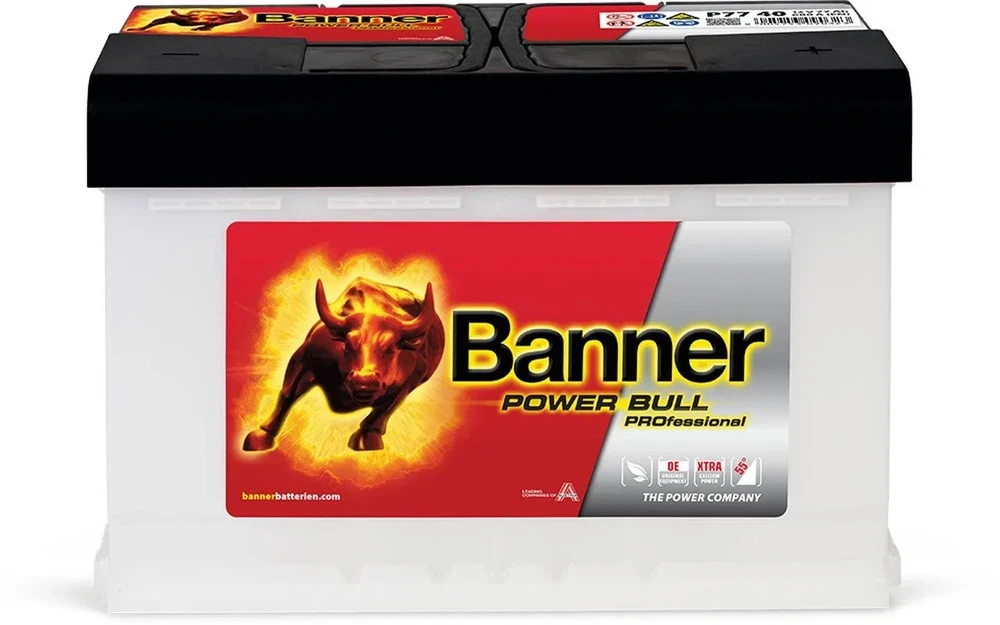 Banner 77Ah 700A 12V Power PRO akumuliatorius 278x175x190mm