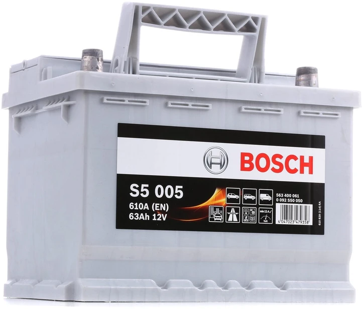 Akumuliatorius Bosch S4, 60 Ah, 540 A, 12 V