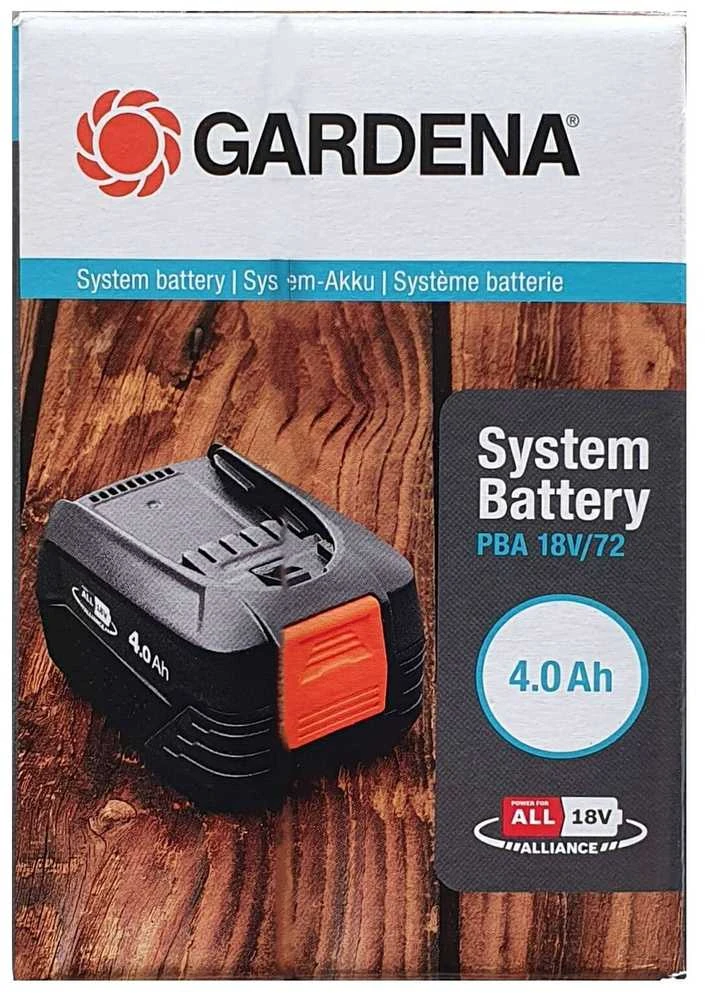 Gardena Sistemos P4A akumuliatorius PBA 18V 4.0Ah