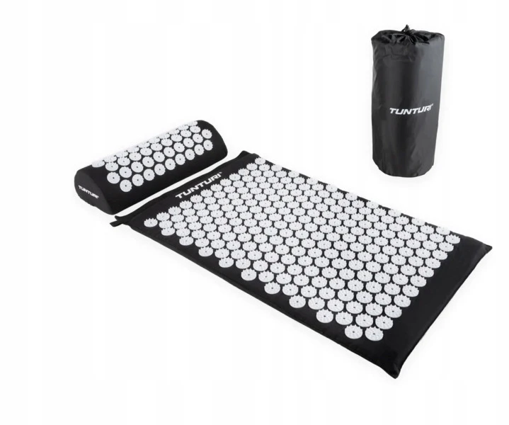 Kilimėlis TUNTURI ACUPRESSURE MAT AND PILLOW Juodas