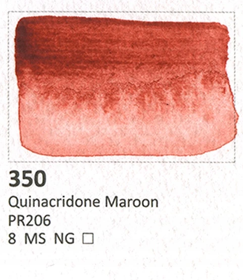 Akvarelė Aquarius 350 Quinacridone Maroon