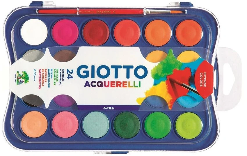 Akvarelė Fila Giotto, 332000, 24 spalvos