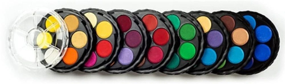 Akvareliniai dažai 48 spalvos apvalūs - Koh-I-Noor