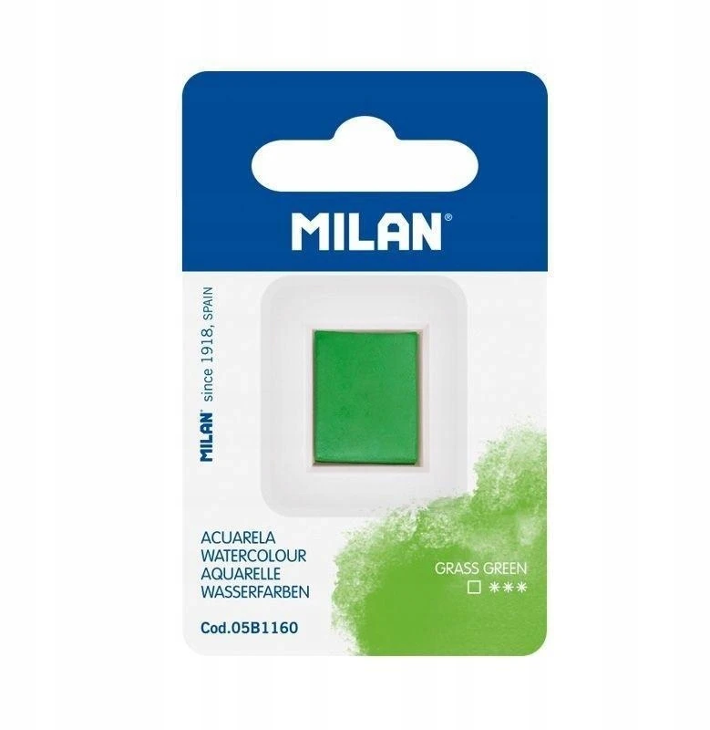 Teka Akvareliniai dažai "žolės žalia" (1.5x2cm) - Milan