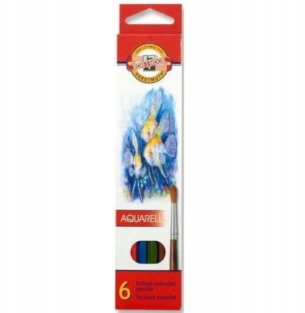 Akvareliniai pieštukai Koh-I-Noor, 6 vnt