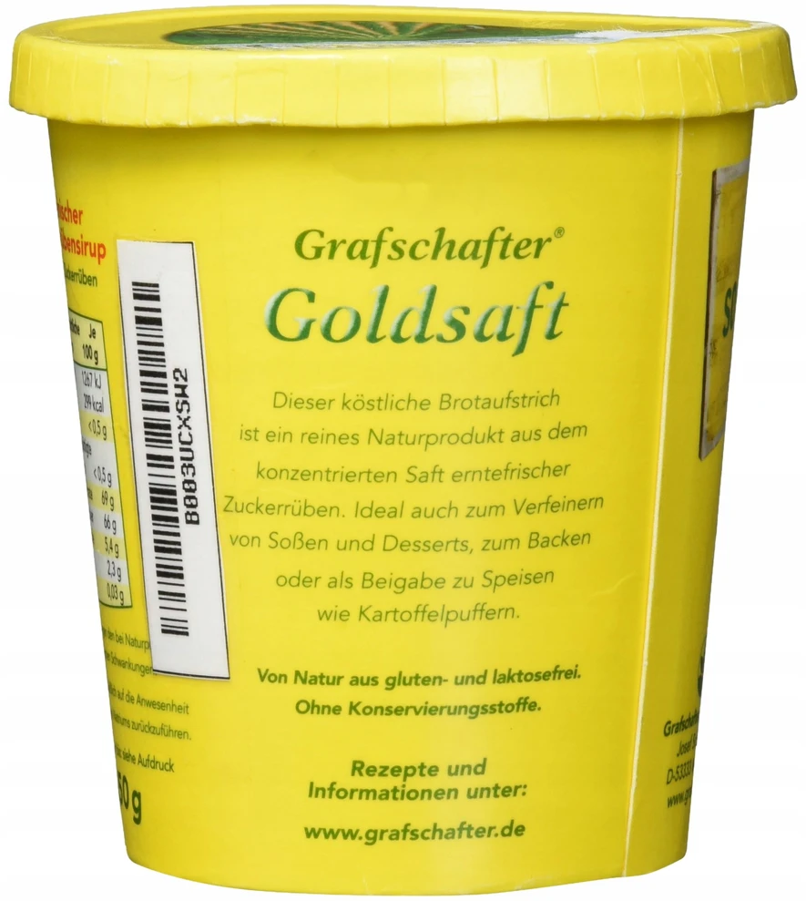 Alb Gold Goldsaft natūrali gryna burokėlių melasa Sveika iš burokėlių 450g Vokiška
