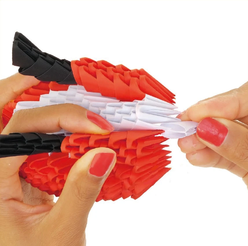 Alexander 3D origami - Aleksandras - Lapė - kūrybinis rinkinys iš 777 popieriaus elementų