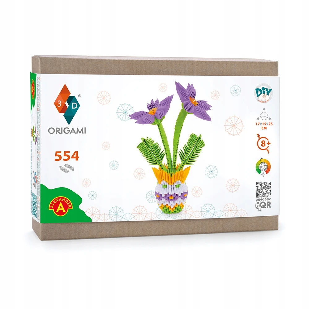 Alexander 3d Origami Gėlių Vazonas 554 Detalės