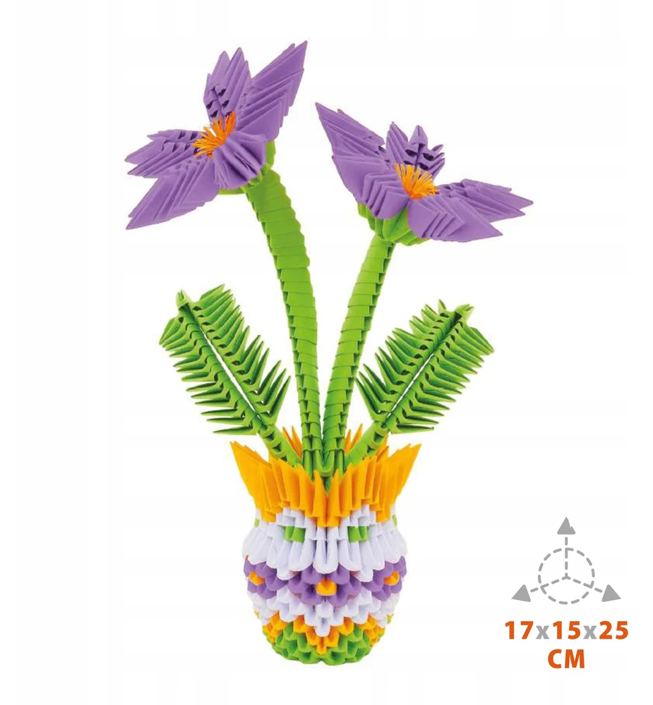 Alexander 3d Origami Gėlių Vazonas 554 Detalės