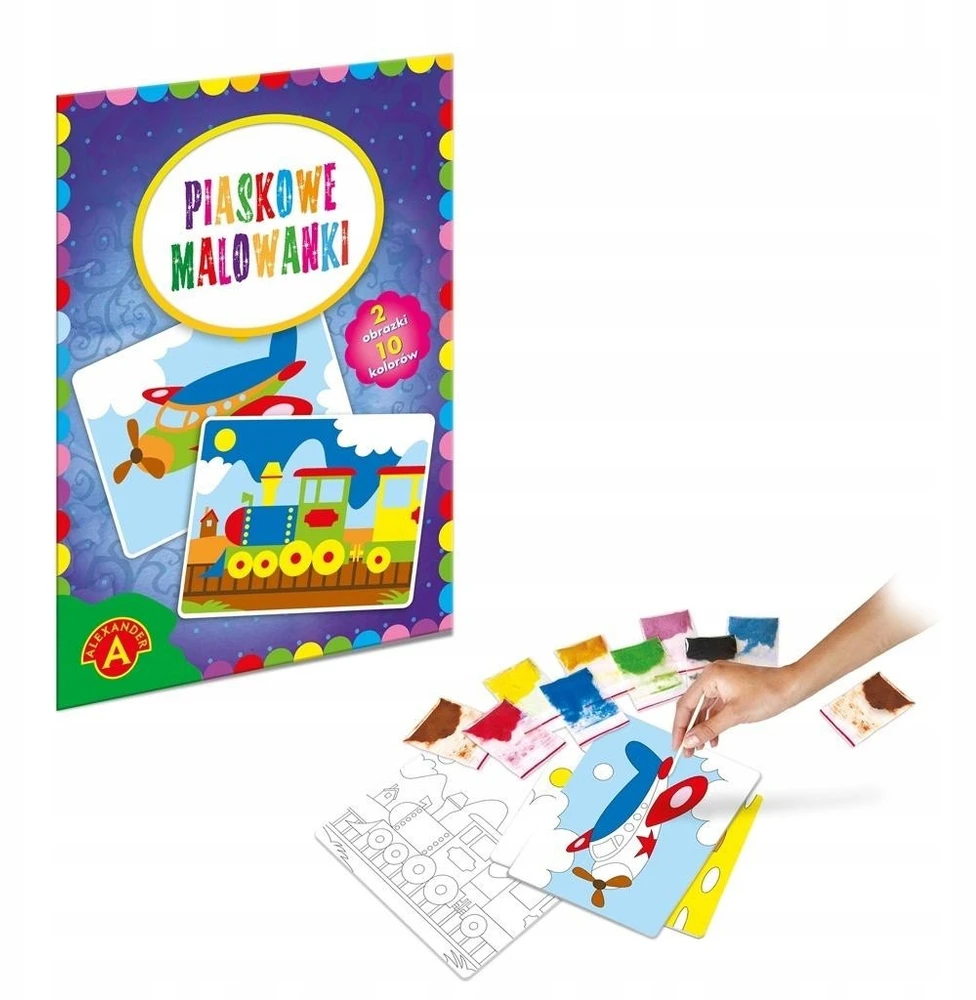Alexander Creative ART KIT, smėlio dažymo puslapiai