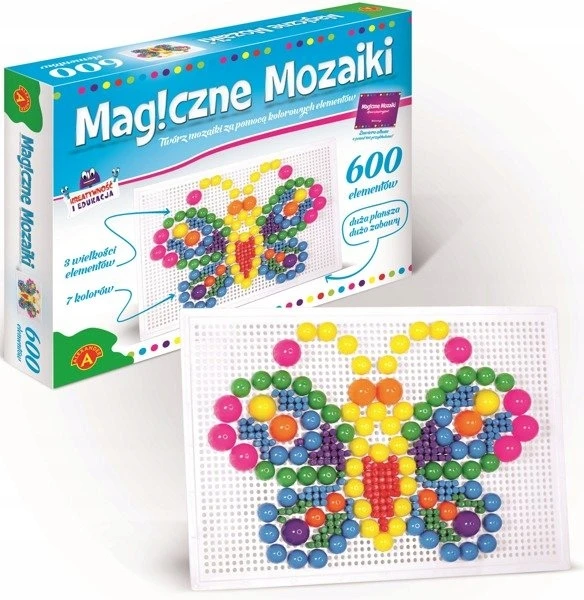 Dėlionė Alexander ALEKSANDRAS Magiška mozaika Sagų prisegimas 600el.