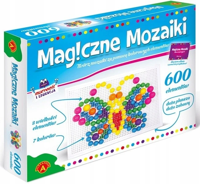 Dėlionė Alexander ALEKSANDRAS Magiška mozaika Sagų prisegimas 600el.
