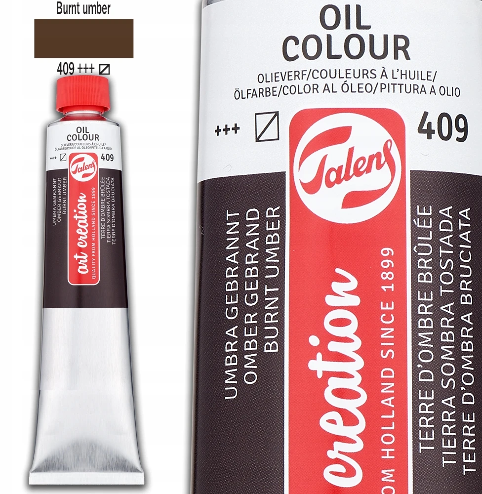 Aliejinė spalva - Royal Talens - ArtCreation - Sudeginta šešėlio spalva - 200ml - Alumina mėgintuvėlis