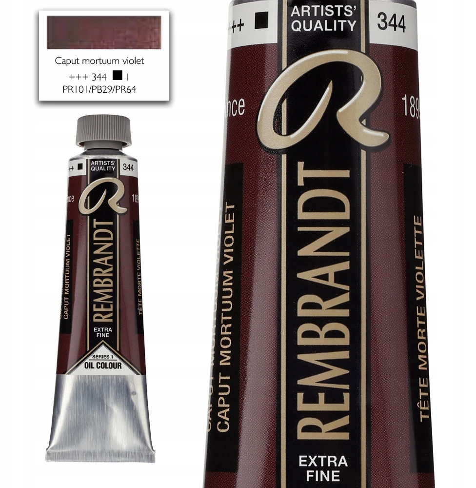 Aliejinė spalva - Violetinė mirusi galva - 344 - Ekstra-fina - Rembrandt - 40ml tūbelė